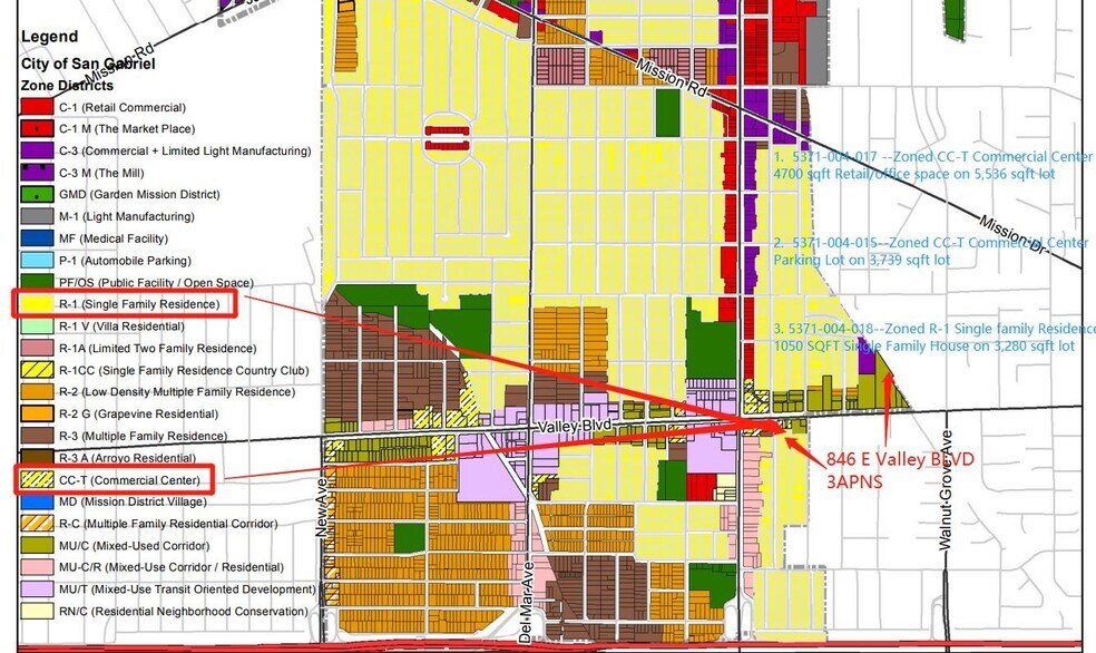 More Photos Of 846 E Valley Blvd, San Gabriel Freestanding For Sale