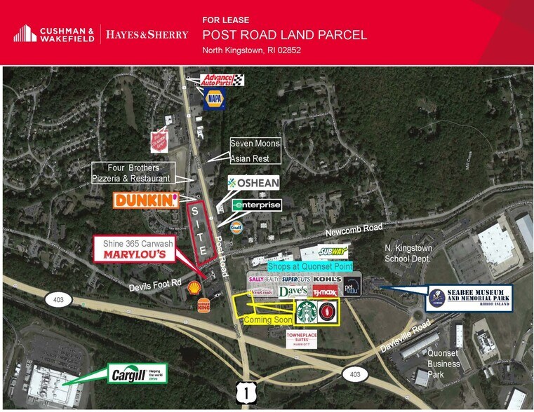 More Photos Of 6975 Post Rd, North Kingstown Land For Lease