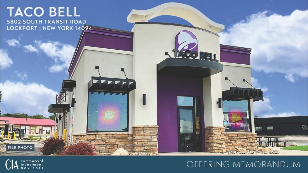 Primary Photo Of 5802 S Transit Rd, Lockport Fast Food For Sale