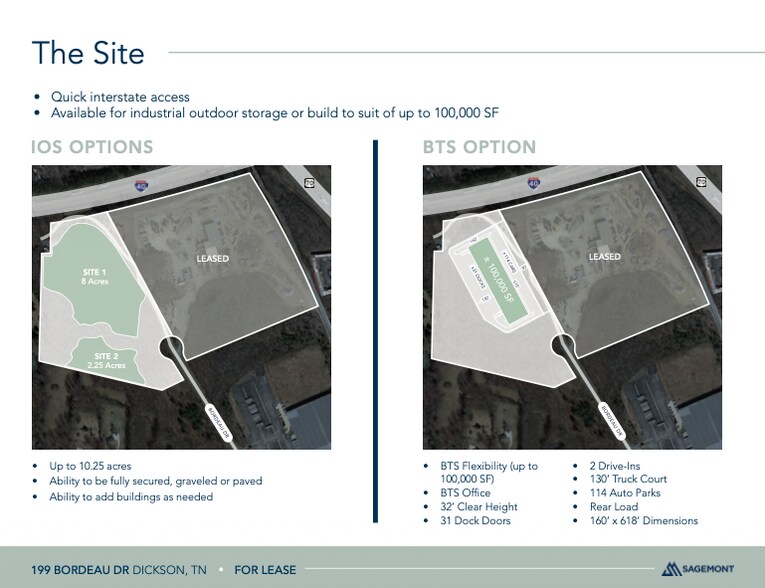 More Photos Of 199 Bordeau Dr, Dickson Land For Lease