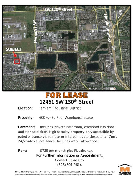 More Photos Of 13957 SW 140th St, Miami Warehouse For Lease