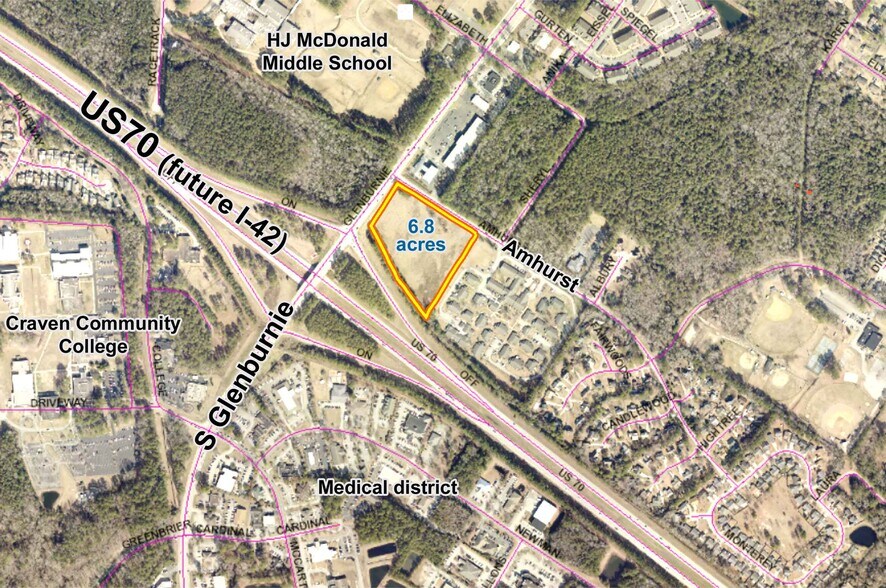 More Photos Of Amhurst Blvd @ S Glenburnie Rd, New Bern Land For Sale