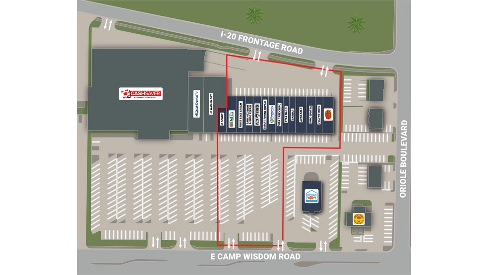 More Photos Of 311-417 E Camp Wisdom Rd, Duncanville Storefront For Sale