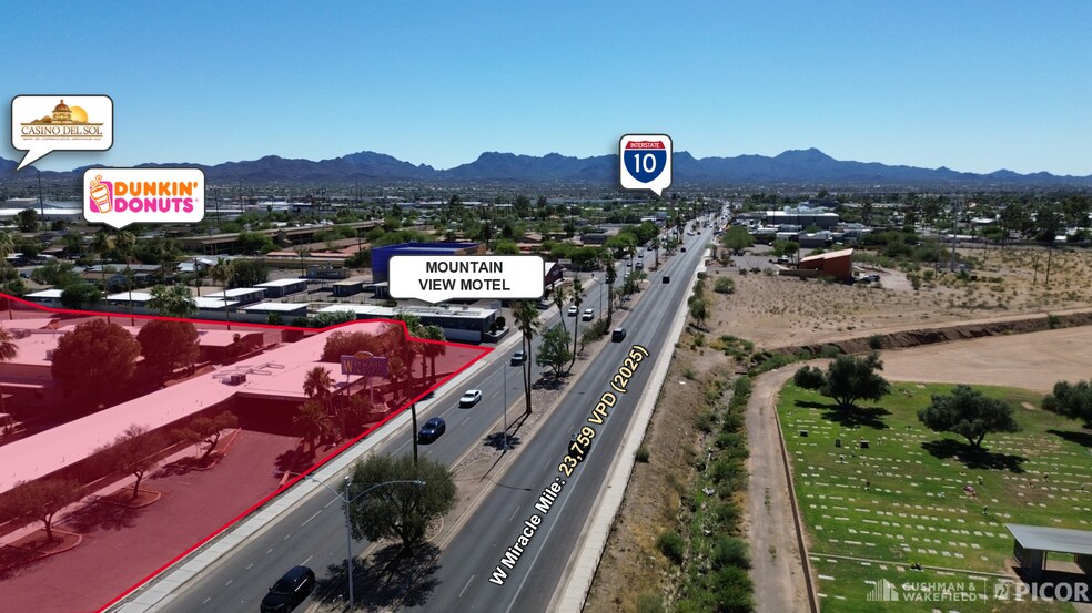 More Photos Of 707 W Miracle Mile, Tucson Hotel For Sale