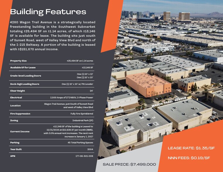 More Photos Of 4280 Wagon Trail Ave, Las Vegas Warehouse For Lease