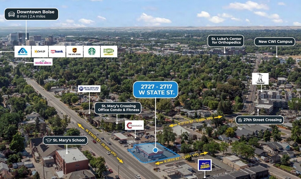 More Photos Of 2727 W State St, Boise Freestanding For Lease