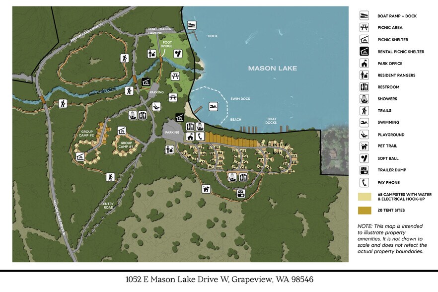 More Photos Of 1052 E Mason Lake Dr W, Grapeview Land For Sale