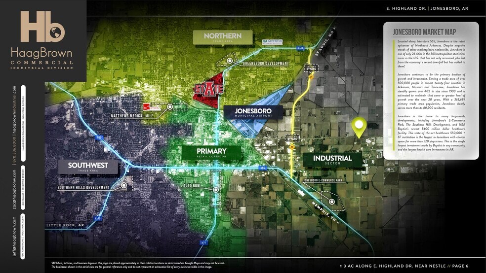 More Photos Of E. Highland dr, Jonesboro Land For Sale