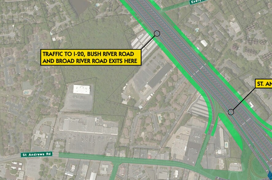 More Photos Of 545 St. Andrews Rd, Columbia Land For Sale