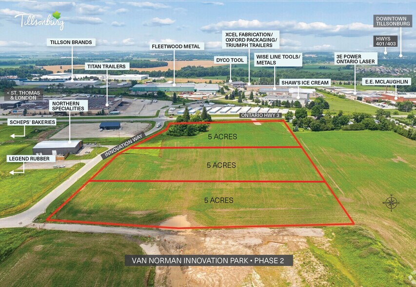 More Photos Of Van Norman Innovation Pk, Tillsonburg Land For Sale