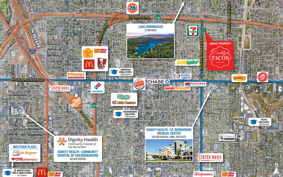 More Photos Of 2895 N Waterman Ave, San Bernardino Freestanding For Lease