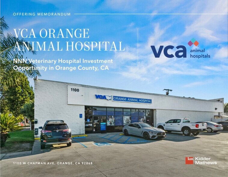 Primary Photo Of 1100 W Chapman Ave, Orange Veterinarian Kennel For Sale