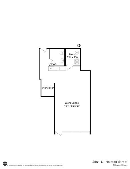 More Photos Of 2501 N Halsted St, Chicago Storefront Retail Residential For Lease