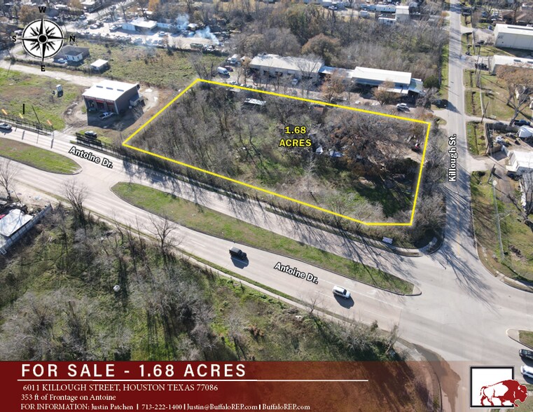 Primary Photo Of SW Corner of Antoine Dr. & Killough St, Houston Land For Sale