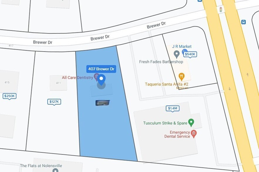 More Photos Of 407 Brewer Dr, Nashville Medical For Sale