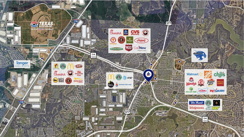 Primary Photo Of 200-204 E State Highway 114, Roanoke Freestanding For Lease