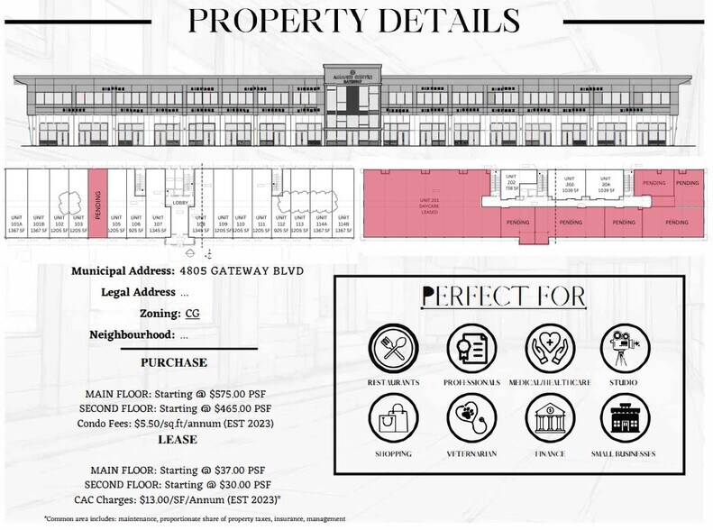 More Photos Of 4805 Gateway Blvd NW, Edmonton Storefront Retail Office For Lease