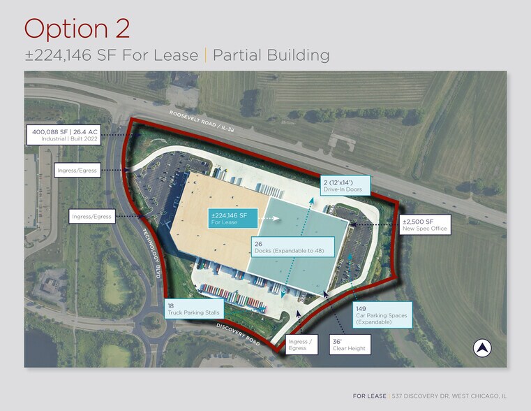 More Photos Of 537 Discovery Dr, West Chicago Distribution For Lease