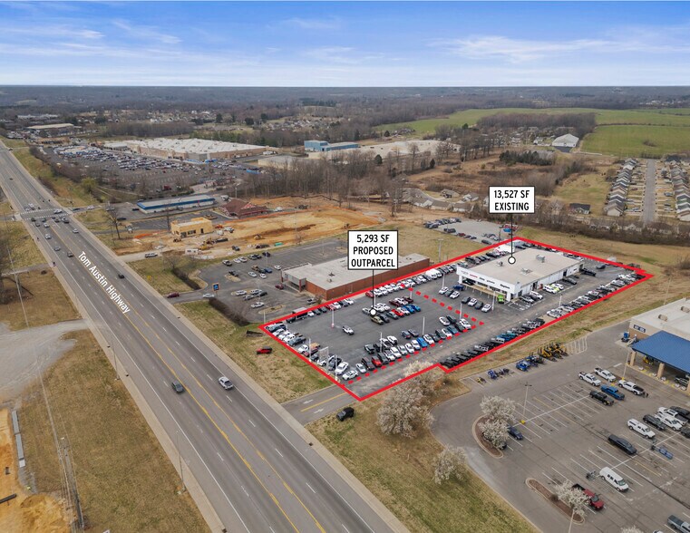 More Photos Of 3450 Tom Austin Hwy, Springfield Auto Dealership For Lease