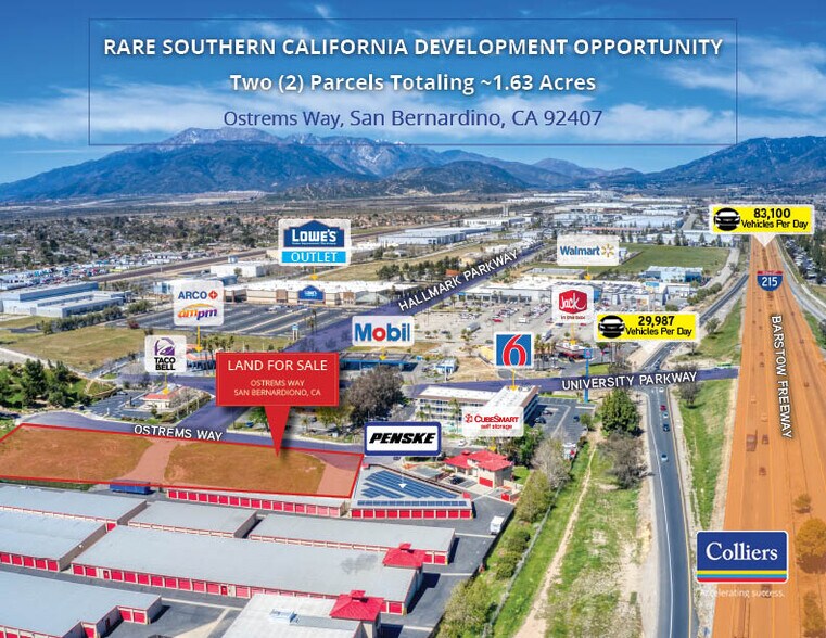 Primary Photo Of Ostrems Way, San Bernardino Land For Sale
