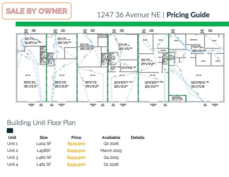 More Photos Of 1247 36th Ave NE, Calgary Warehouse For Sale