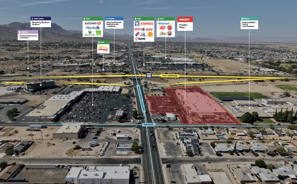 More Photos Of 3124-3150 N Stockton Hill Rd, Kingman Storefront For Sale
