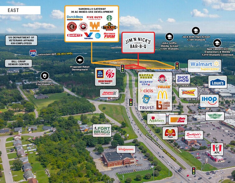 More Photos Of 7595 Raeford rd, Fayetteville General Retail For Sale