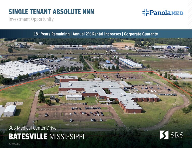 Primary Photo Of 303 Medical Center Dr, Batesville Hospital For Sale