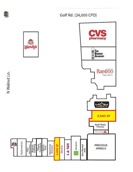 More Photos Of 1801-1861 W Golf Rd, Schaumburg Storefront For Lease