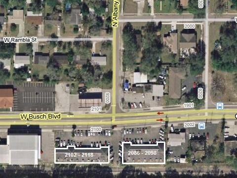 More Photos Of 2102-2118 W Busch Blvd, Tampa Storefront Retail Office For Lease
