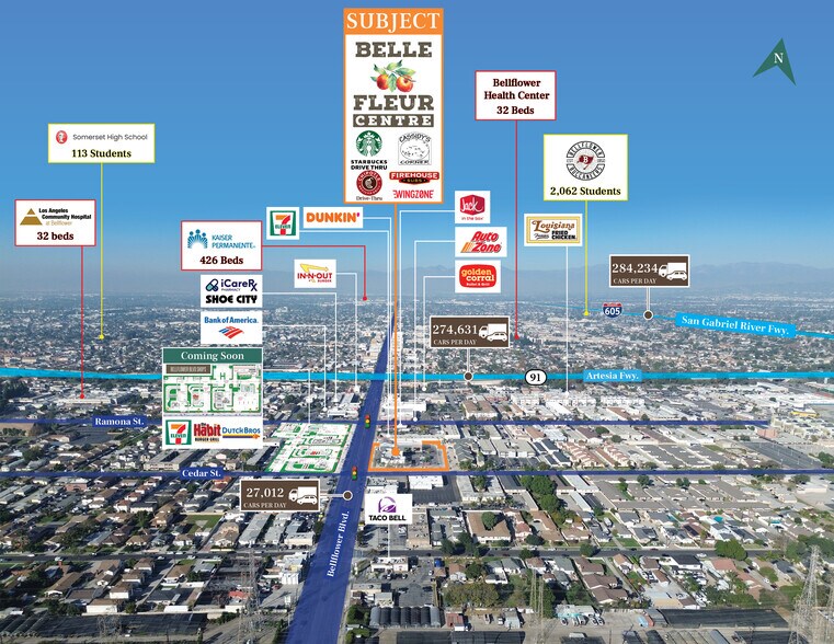 More Photos Of 17640-17648 Bellflower Blvd, Bellflower General Retail For Sale