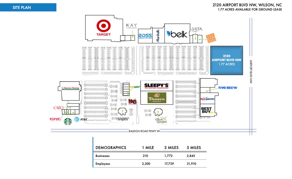 More Photos Of 2120 Airport Blvd W, Wilson Land For Lease