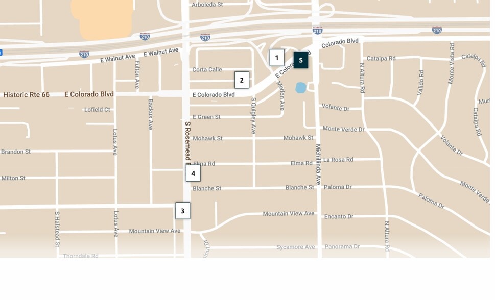 More Photos Of 3864-3870 E Colorado Blvd, Pasadena Storefront Retail Office For Sale