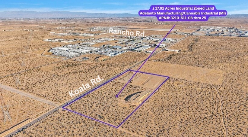 Primary Photo Of Koala Rd. and Air Expy, Adelanto Land For Sale