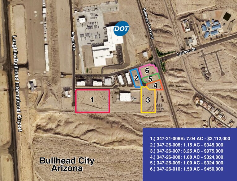 Primary Photo Of 998 Enterprise dr, Bullhead City Land For Sale