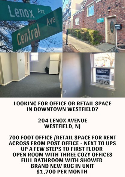 More Photos Of 204 Lenox Ave, Westfield Office Residential For Lease