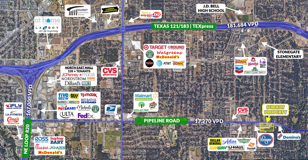 More Photos Of 716-756 E Pipeline Rd, Hurst Unknown For Lease