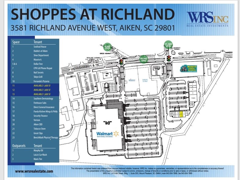More Photos Of 3533-3605 Richland Ave W, Aiken Unknown For Lease