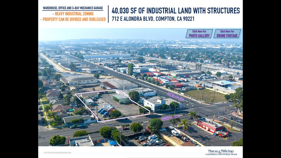 More Photos Of 712 E Alondra Blvd, Compton Warehouse For Lease