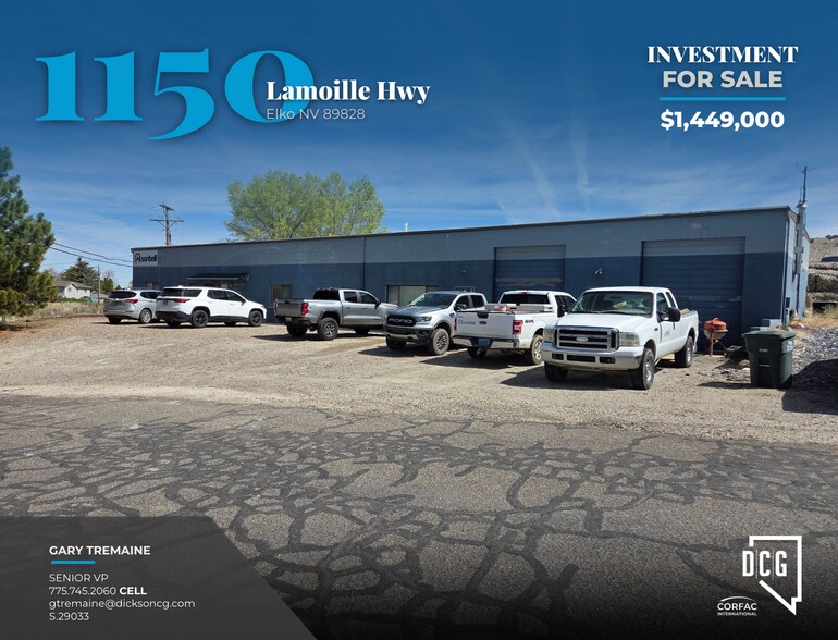 Primary Photo Of 1150 Lamoille Hwy, Elko Manufacturing For Sale