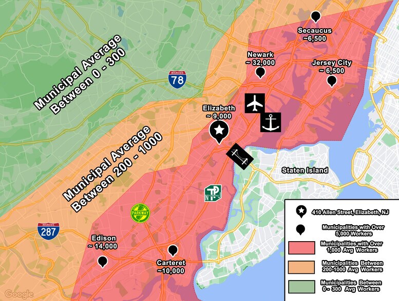 More Photos Of 410 Allen St, Elizabeth Warehouse For Lease