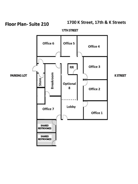 More Photos Of 1700 K St, Bakersfield Storefront Retail Office For Lease