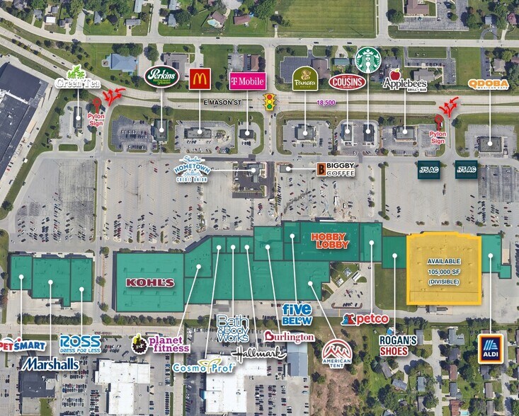 More Photos Of 2300-2380 E Mason St, Green Bay Unknown For Lease