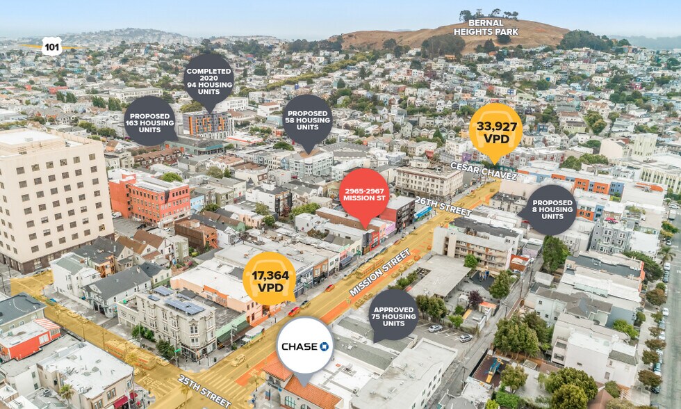 More Photos Of 2965-2967 Mission St, San Francisco Storefront Retail Office For Sale