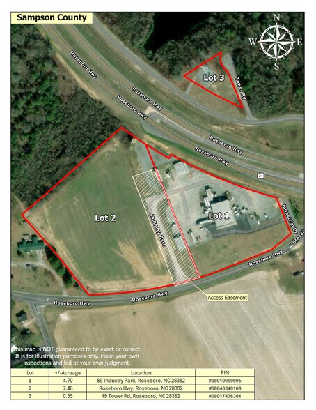 Primary Photo Of 89 Industrial Park, Roseboro Industrial For Sale