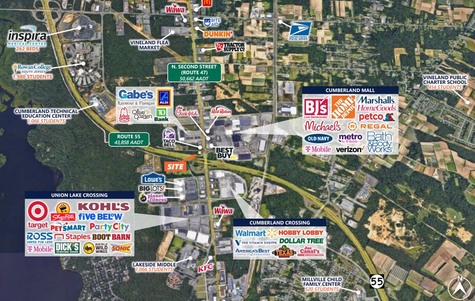 More Photos Of 2500 N 2nd St, Millville Freestanding For Lease