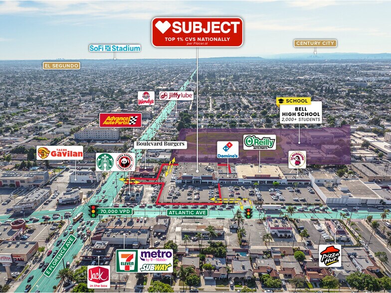 More Photos Of 7101 Atlantic Ave, Bell Supermarket For Sale