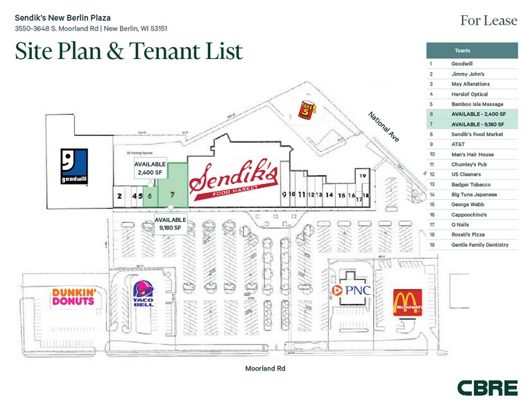 More Photos Of 3550-3636 S Moorland Rd, New Berlin Unknown For Lease
