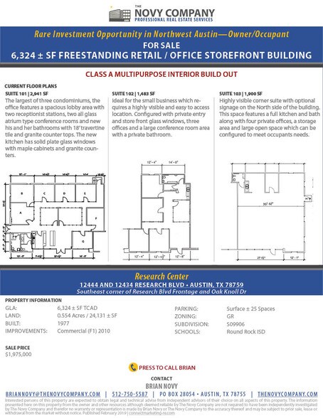 More Photos Of 12444 Research Blvd, Austin Storefront Retail Office For Sale