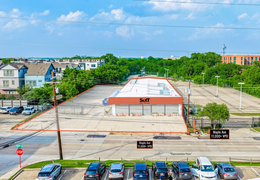 Primary Photo Of 5800 Maple Ave, Dallas Flex For Sale